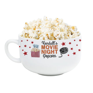 Movie Night Popcorn Bowl with Handle