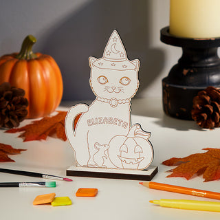 Halloween DIY White Wood Characters