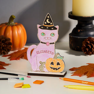 Halloween DIY White Wood Characters