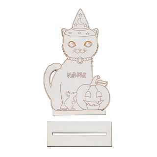 Halloween DIY White Wood Characters