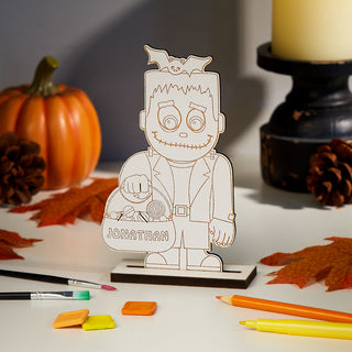 Halloween DIY White Wood Characters