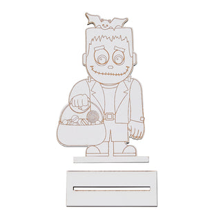 Halloween DIY White Wood Characters