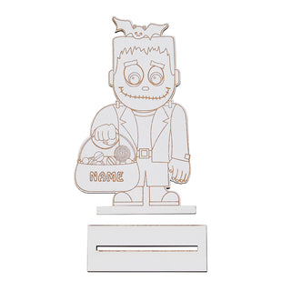 Halloween DIY White Wood Characters