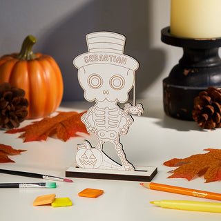 Halloween DIY White Wood Characters