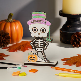 Halloween DIY White Wood Characters