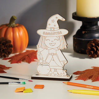 Halloween DIY White Wood Characters