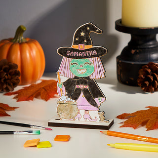 Halloween DIY White Wood Characters