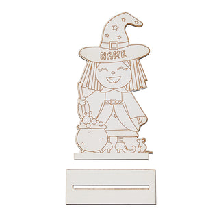 Halloween DIY White Wood Characters