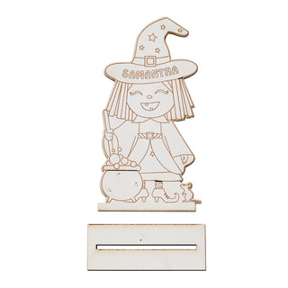Halloween DIY White Wood Characters