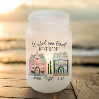 Wish You Lived Next Door Votive Gift for Neighbor, Friend, Grandparent