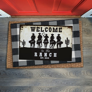 Welcome to the Ranch 18 x 27 Thinner Doormat