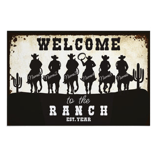 Welcome to the Ranch 18 x 27 Thinner Doormat