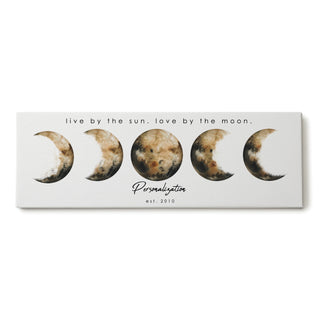 Live by the Sun, Love by the Moon 9x27 Canvas