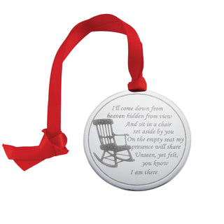 Saved You a Seat Personalized Ornament
