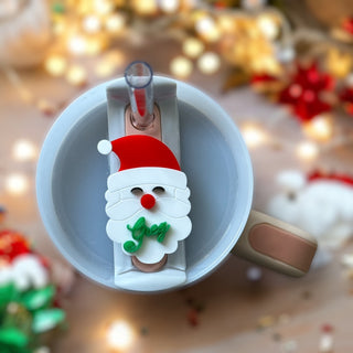 Acrylic Santa Tumbler Tag