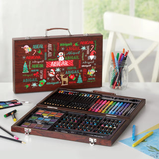 Holiday Icons Name Pattern Art Kit