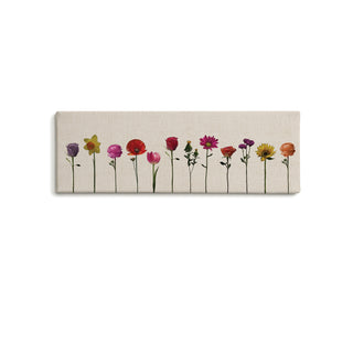 Her Flower Garden 9 x 27 Canvas