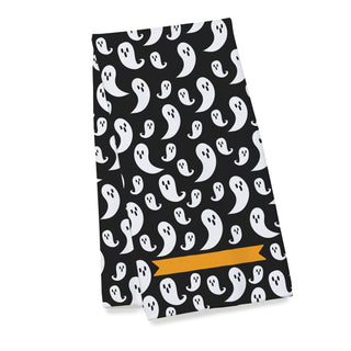 Spooky Fun Halloween Ghost Pattern Bath Towel