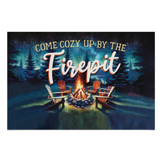 Cozy Campfire Doormat - 18x27 Inch, 1/4" Thick