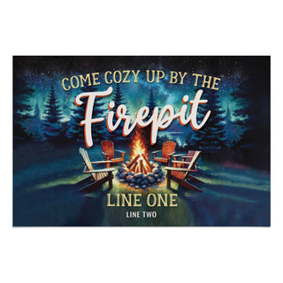 Cozy Campfire Doormat - 18x27 Inch, 1/4" Thick
