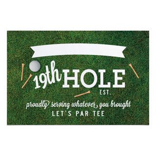 19th Hole Personalized Doormat - 18x27 Inch, 1/4" Thick