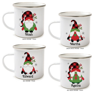 Buffalo Check Red Gnome Camp Mug
