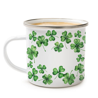 Clover Pattern Camp Mug