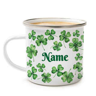 Clover Pattern Camp Mug