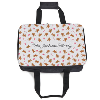 Gingerbread Candy Cane Pattern Casserole Carrier 16x11