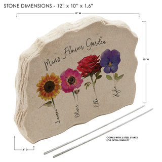 Her Flower Garden Standing Garden Stone