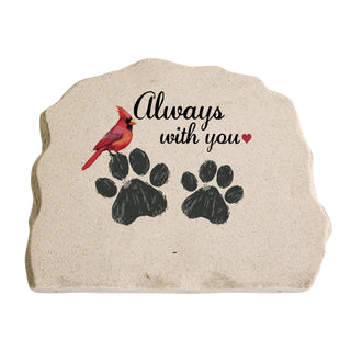 Always With You Pet Memorial Standing Stone