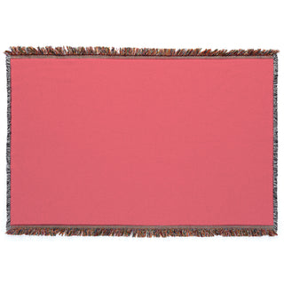 Script Name Pattern Fringe Blanket