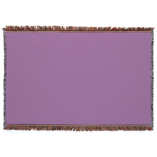 Script Name Pattern Fringe Blanket