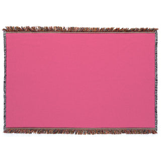 Script Name Pattern Fringe Blanket