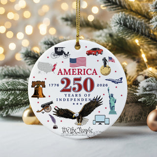 250 Years of Independence Icon Ornament