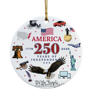 250 Years of Independence Icon Ornament
