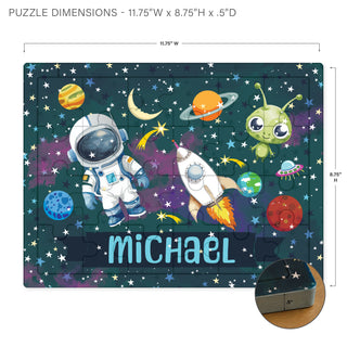 Personalized Space Name Puzzle for Kids
