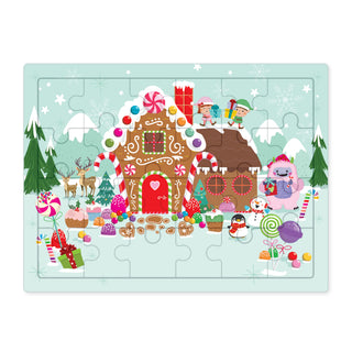 Personalized Gingerbread Christmas Wooden Puzzle