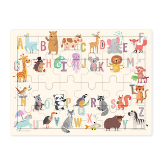 Personalized Animal Alphabet Wooden Puzzle