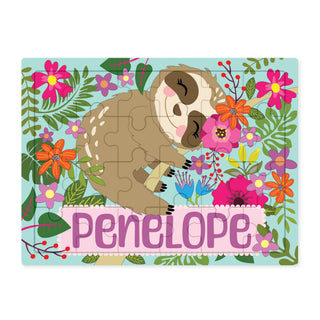 Personalized Sloth Wooden Puzzle