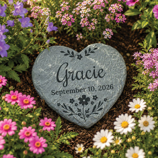 Floral Name and Date Keepsake