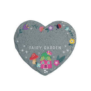 My Fairy Garden Heart 4" Garden Stone
