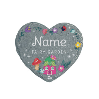 My Fairy Garden Heart 4" Garden Stone