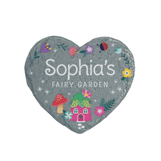 My Fairy Garden Heart 4" Garden Stone