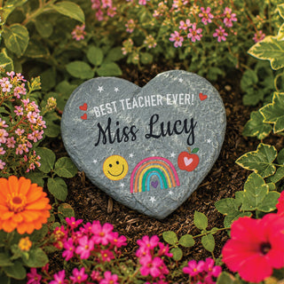 Colorful teacher gift garden stone