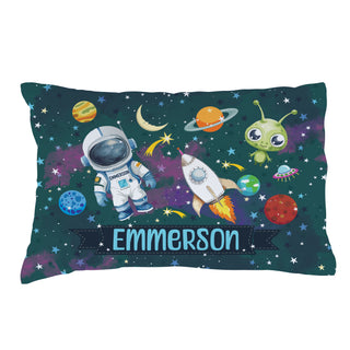 Little Astronaut in Space Pillowcase