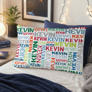 Colorful Name Pillowcase for Kids