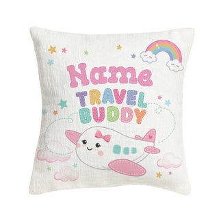 Pastel Travel Buddy Kids 8x8 Mini Pillow