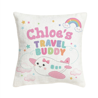 Pastel Travel Buddy Kids 8x8 Mini Pillow