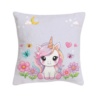 Magical Unicorn Kids 8x8 Mini Pillow